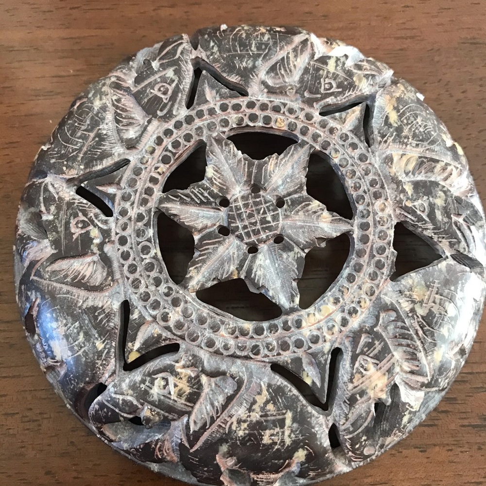 Elephant Soapstone Dish
